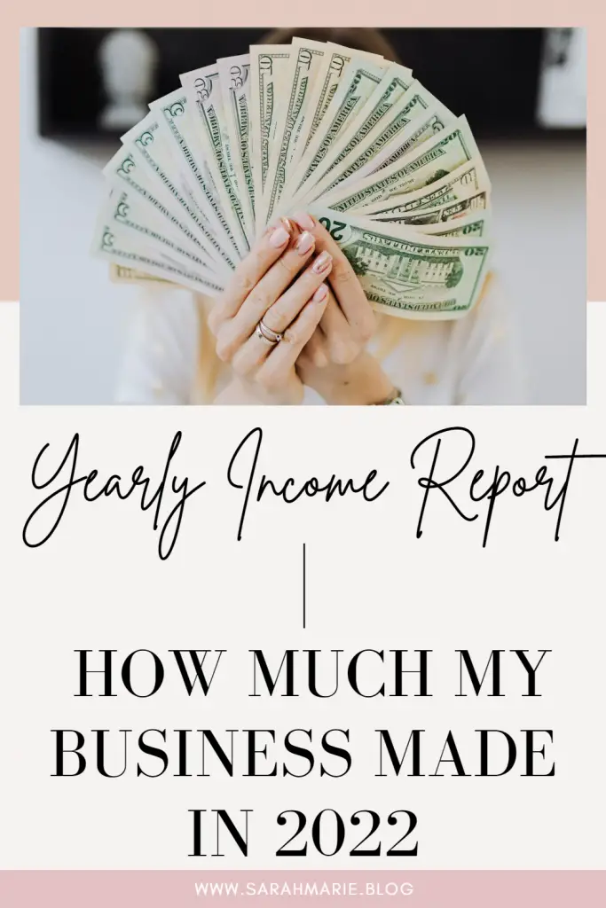 2022 Yearly Income Report: How Much my Business Made